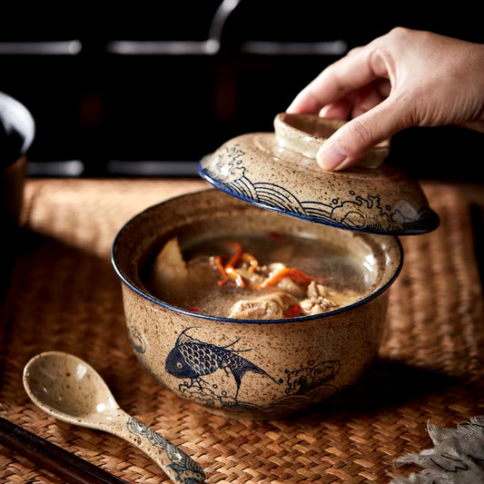 Kokoro Ramen Bowl with Lid