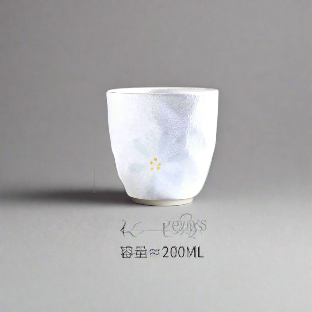  Retro Japanese Ceramic Tea Cup – 180ml