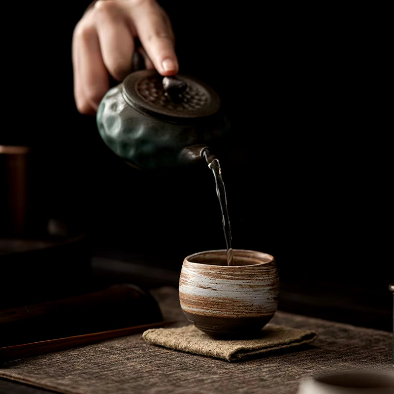 Japanese Style Handmade Stoneware Tea Mug