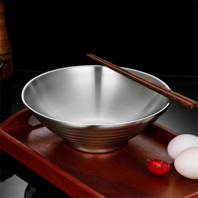 Shiro Nami Stainless Steel Ramen Bowl