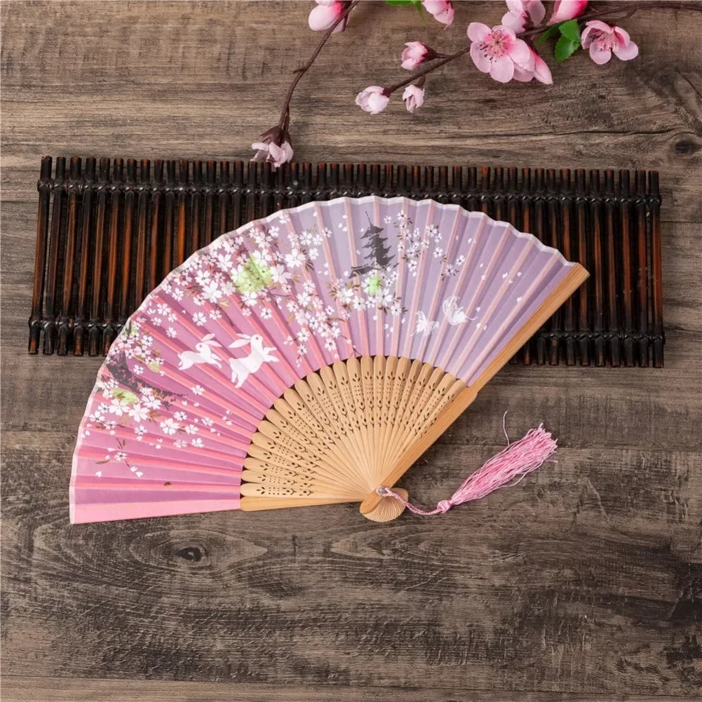 Sakura Blossom Hand Fan