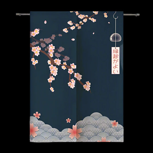 Japanese Linen Door Curtain 