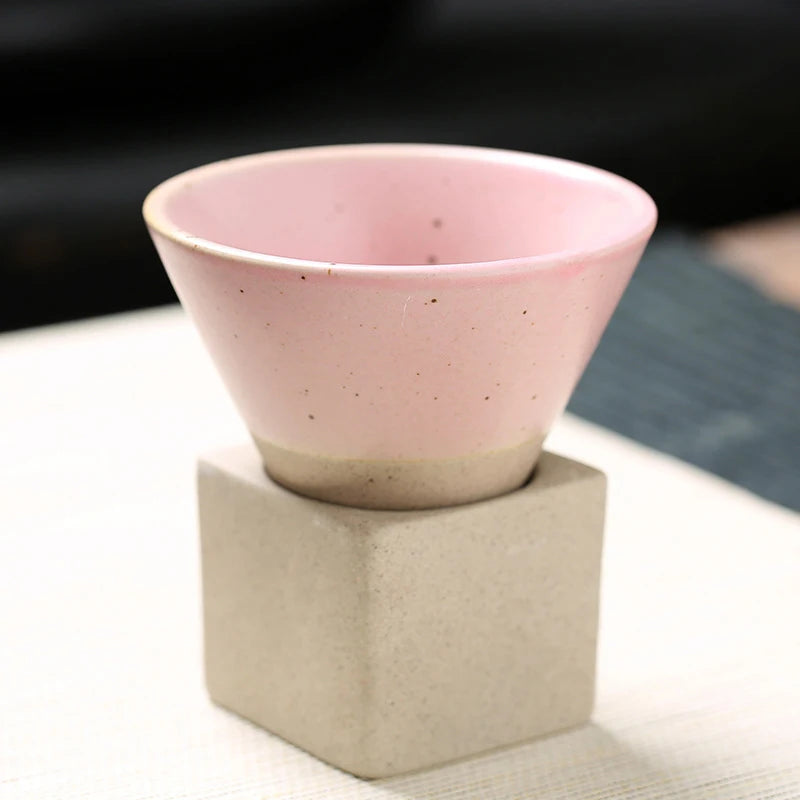  Japanese  Rough Pottery Tea Cup 