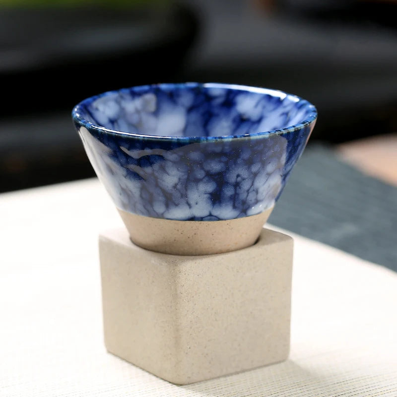  Japanese  Rough Pottery Tea Cup 