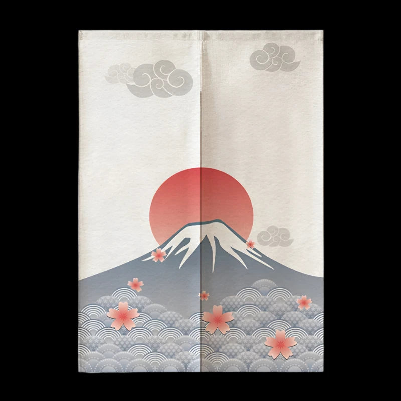 Japanese Linen Door Curtain 