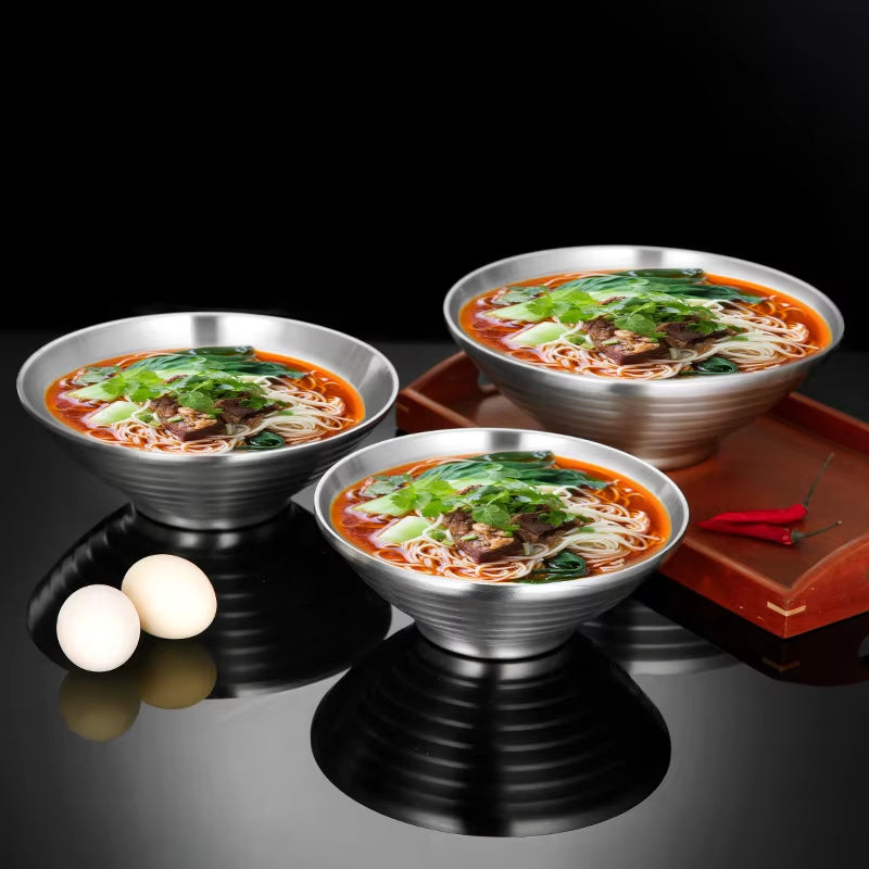 Shiro Nami Stainless Steel Ramen Bowl