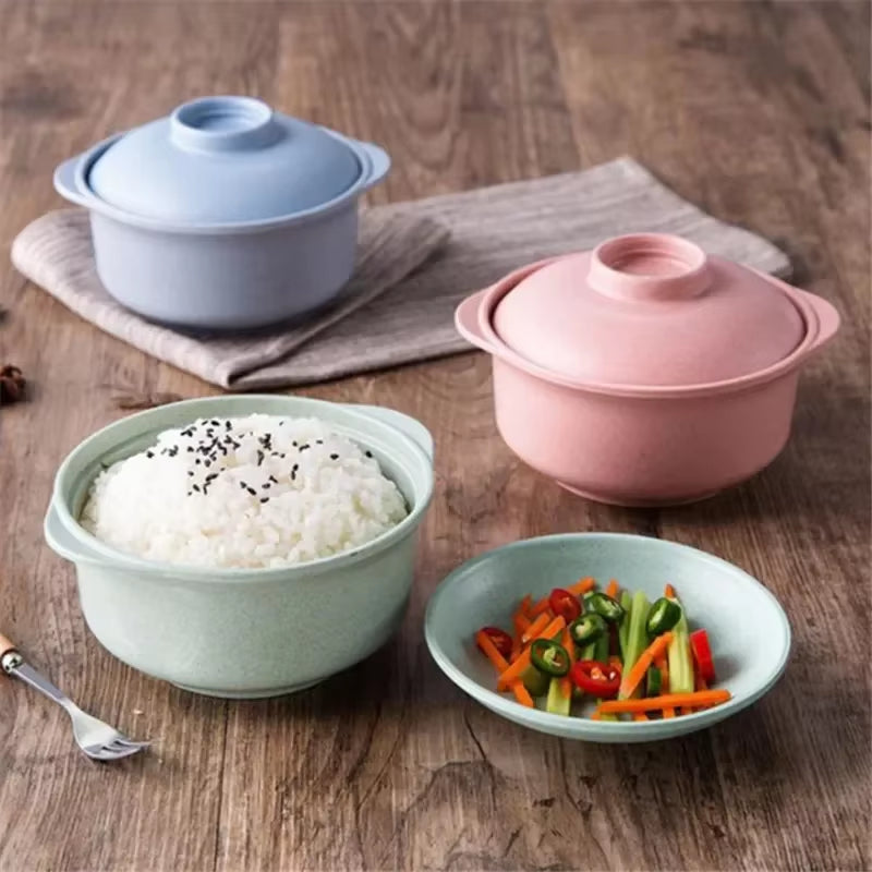 Japanese-Style Instant Noodle Bowl with Lid