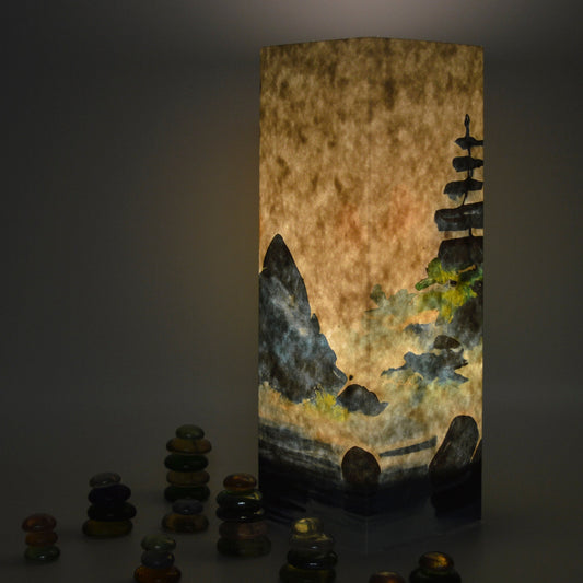 Japanese Landscape Table Lamp